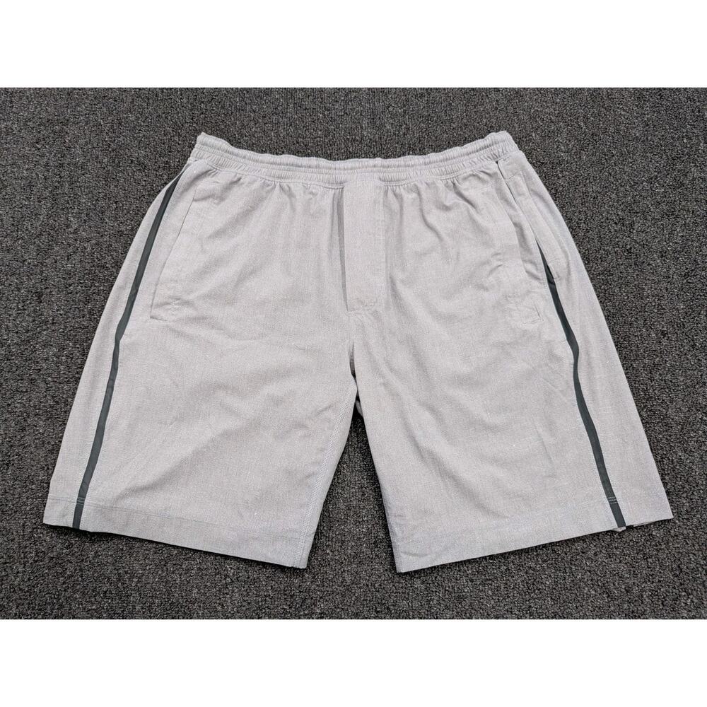 Lululemon Men's Gray Zeroed In Liner Performance Athletic Shorts Size XL